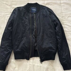 American Eagle | Black Women’s Bomber Jacket | Size CS